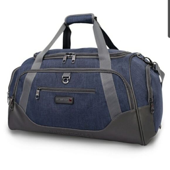 NWT SwissTech Excursion Blue 24" Travel Duffel Bag (10.5" x 24" x 12") - Picture 1 of 11